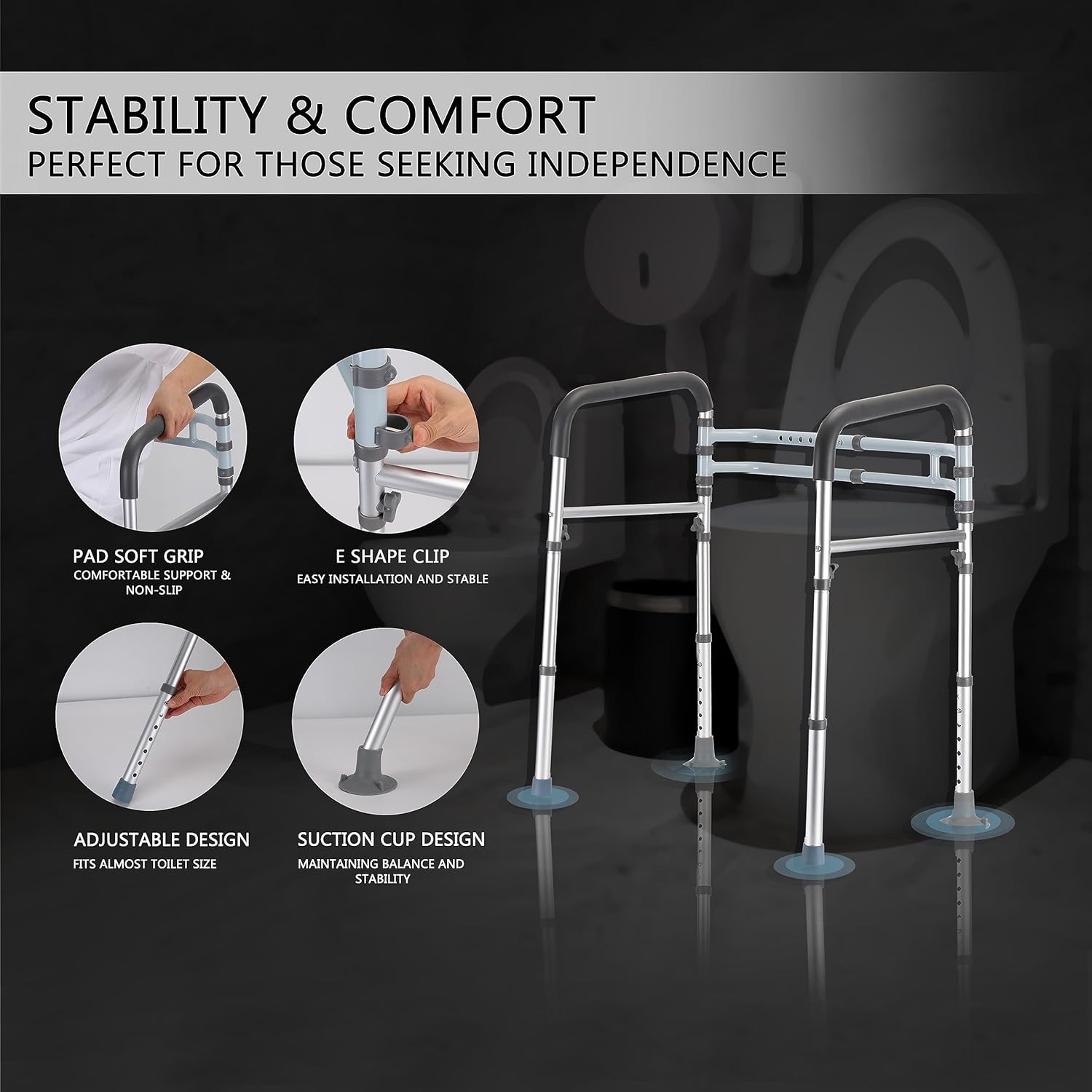Eligible Toilet Safety Rails