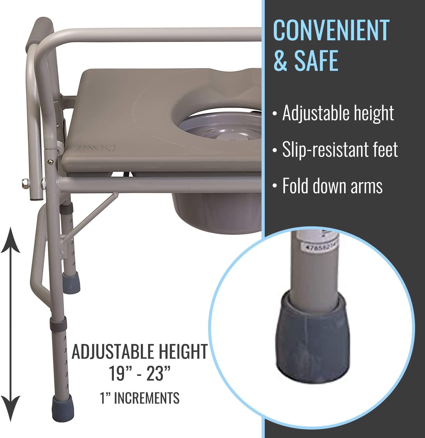 Commode, portable Toilet