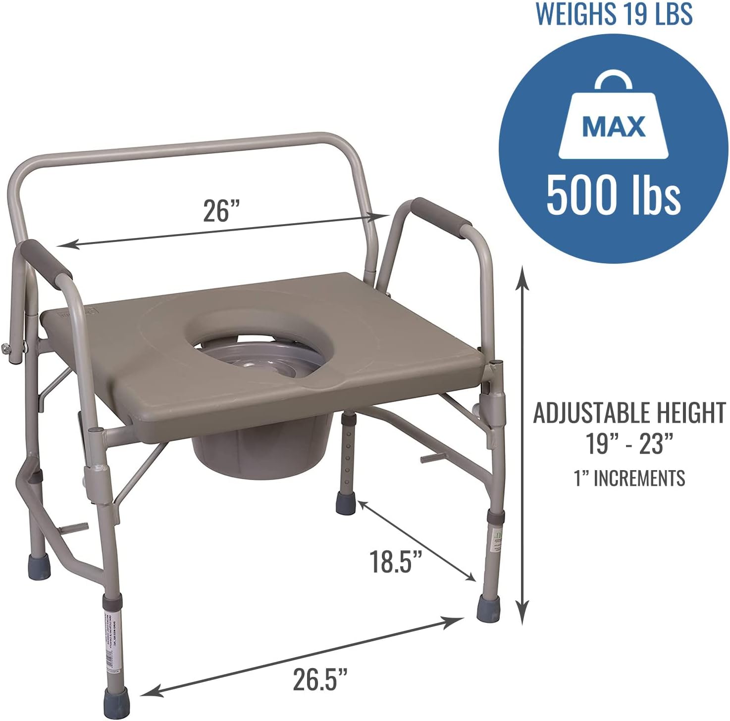 Commode, portable Toilet