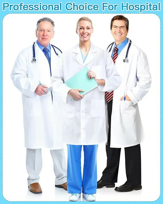White Unisex Professional Lab Coat