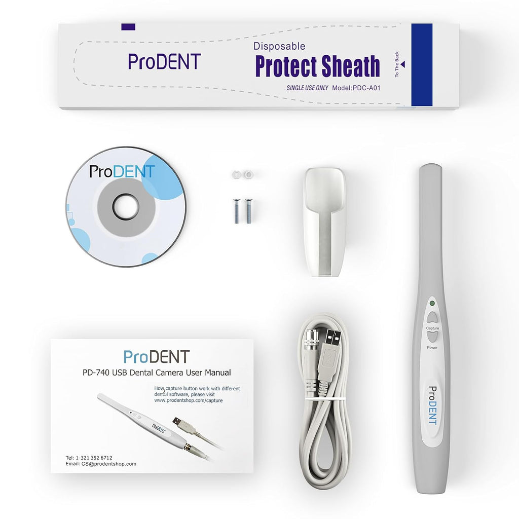 Intraoral Camera PD740, Capture Button Driver to Work with Eaglesoft, Dexis, Apeteryx, Carestream, Tigerview,