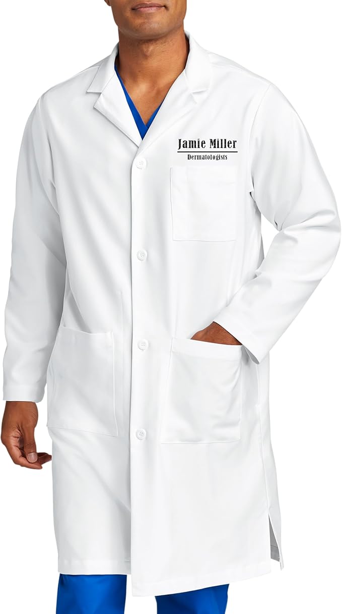 Personalized Embroidered Lab Coat