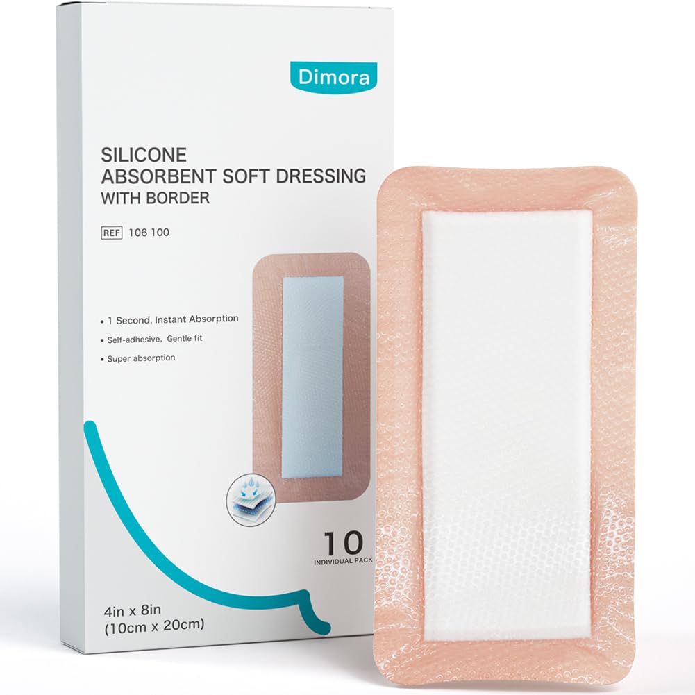 Silicone Ultra Absorbent Dressing Pads
