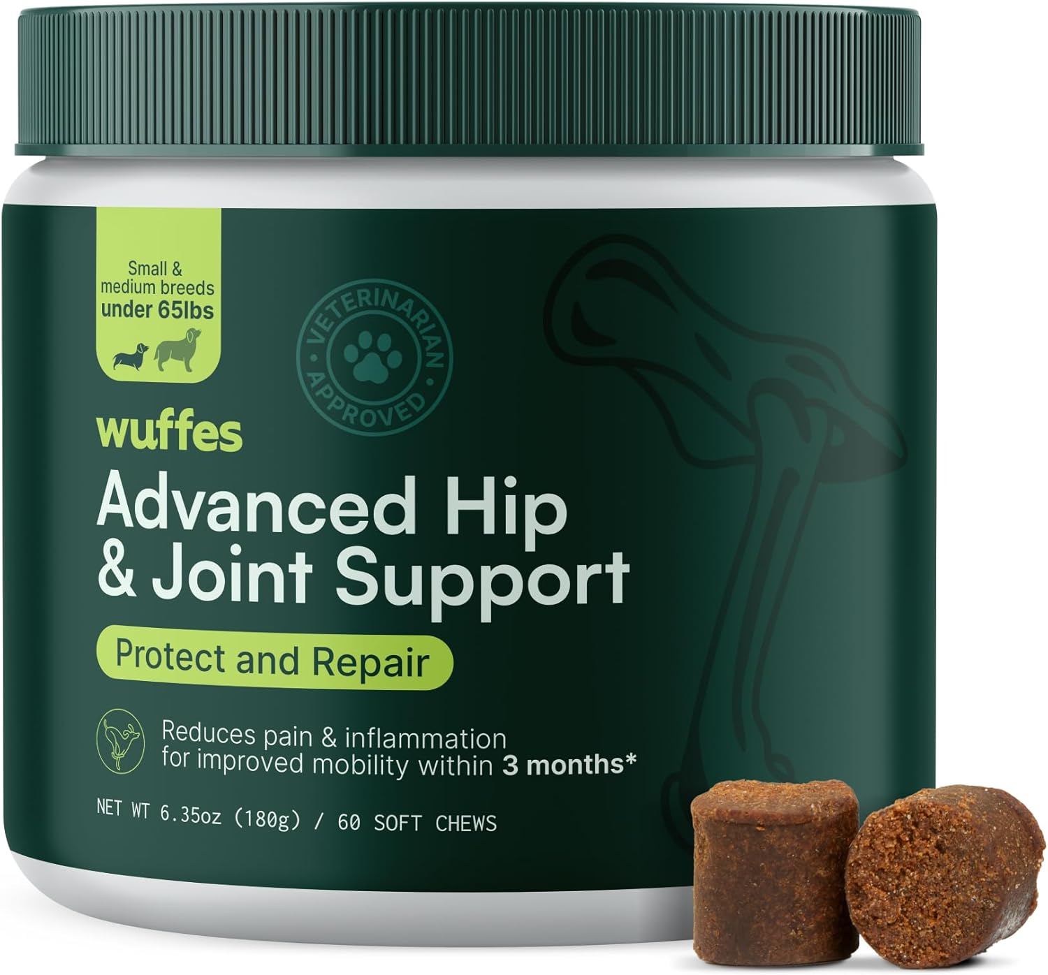 Wuffes Advanced Dog Hip and Joint Supplement