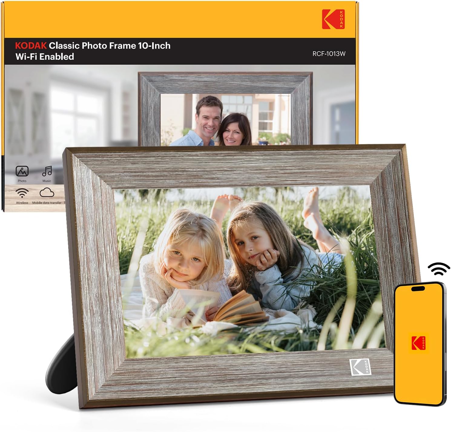 Wooden WiFi Digital Frame