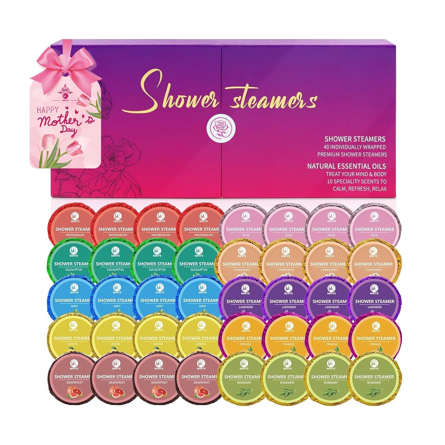 40 PCS Shower Steamer