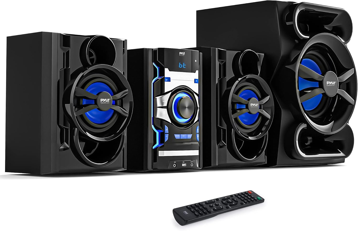Pyle 3-Piece Wireless Bluetooth Stereo System
