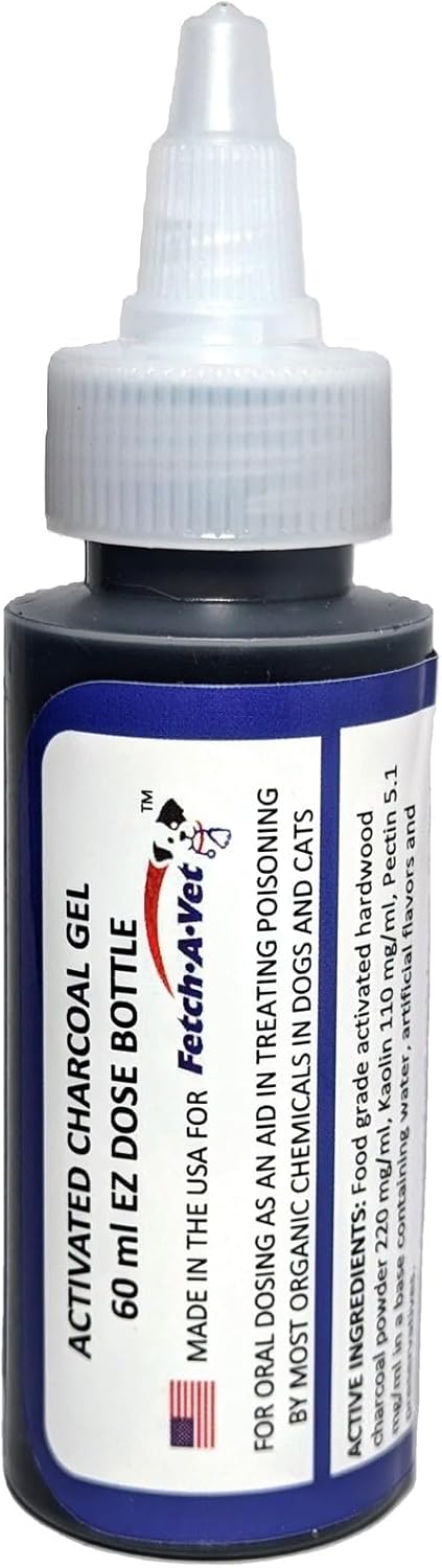 Activated Charcoal Gel 60ml EZ Dose Bottle