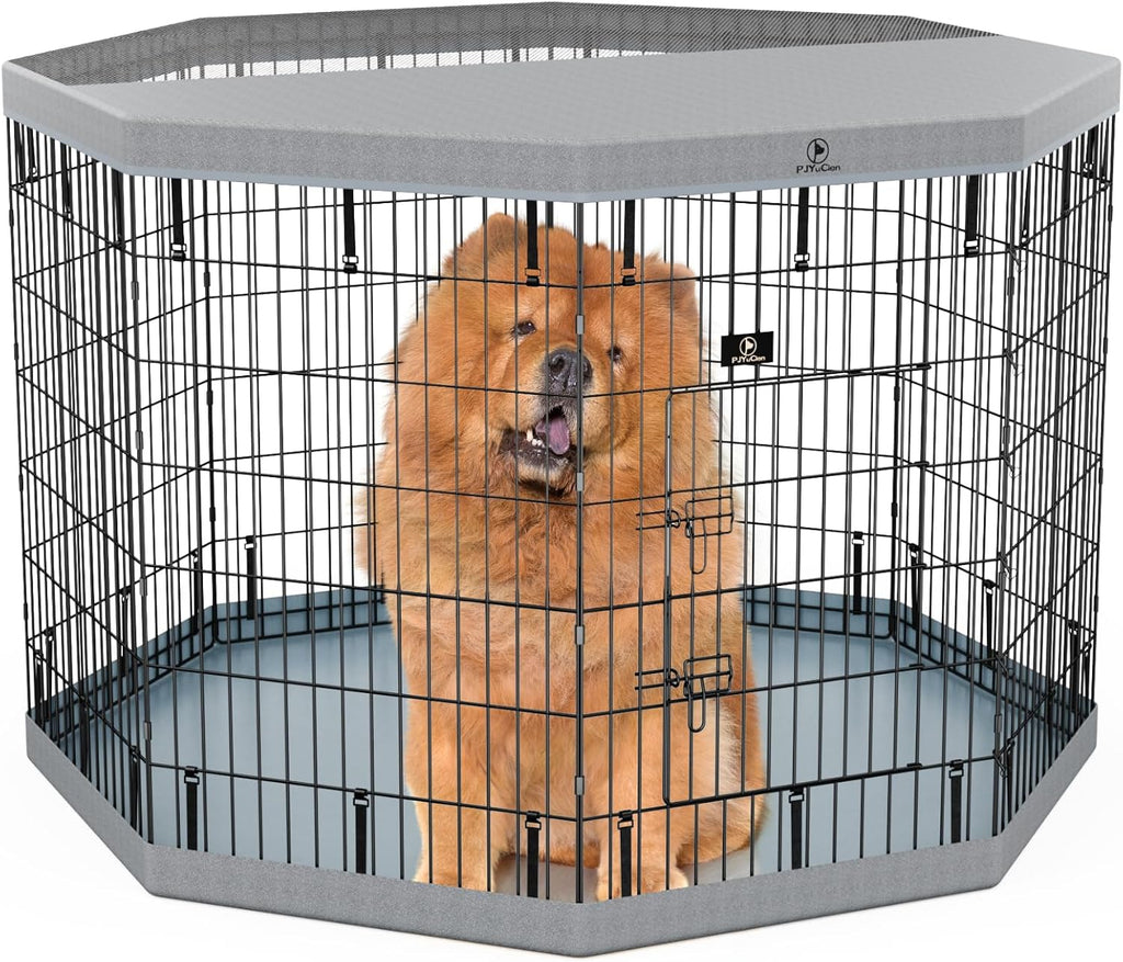 8 Panels 42”H Dog Playpen
