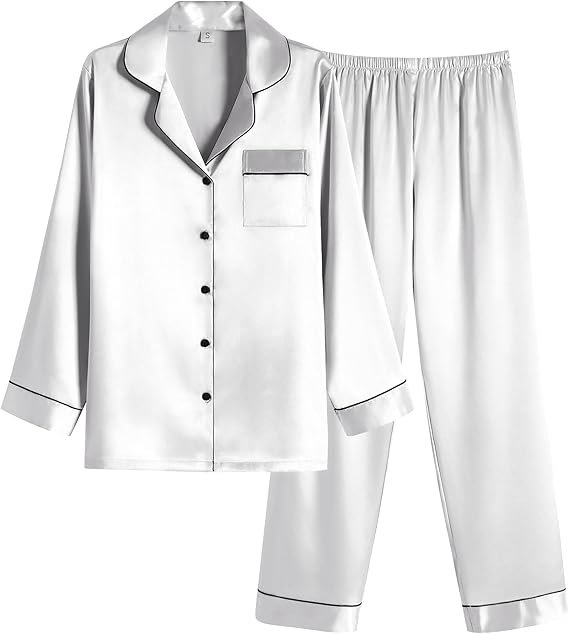 Woman's Satin Pajamas Set
