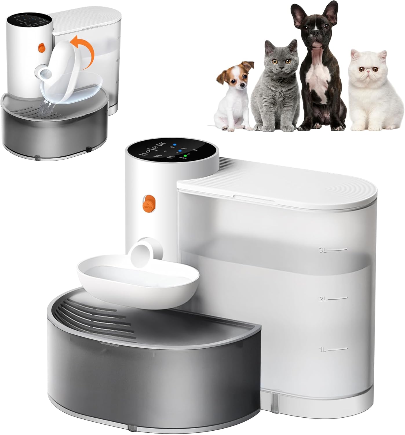 Potaroma Smart Wireless Pet Water Fountain