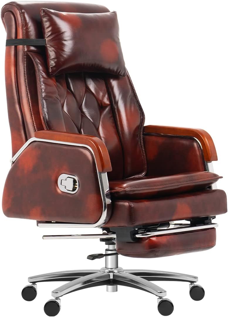 Genuine Leather Massage Chair