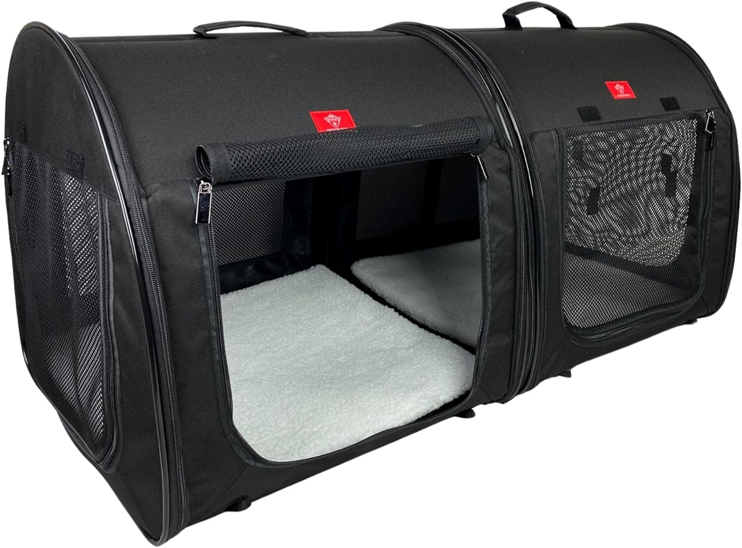 Portable 2-in-1 Double Pet Kennel/Shelter