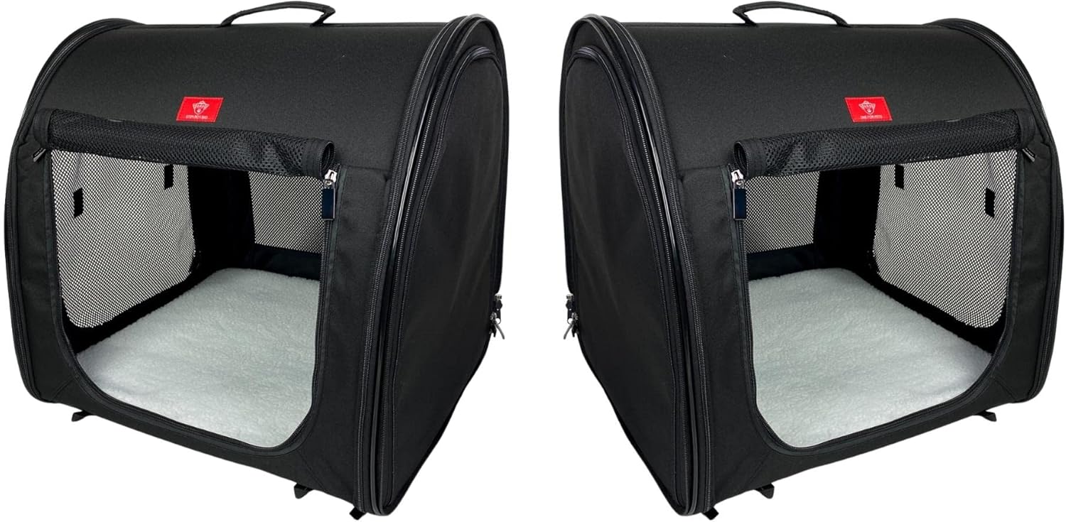Portable 2-in-1 Double Pet Kennel/Shelter
