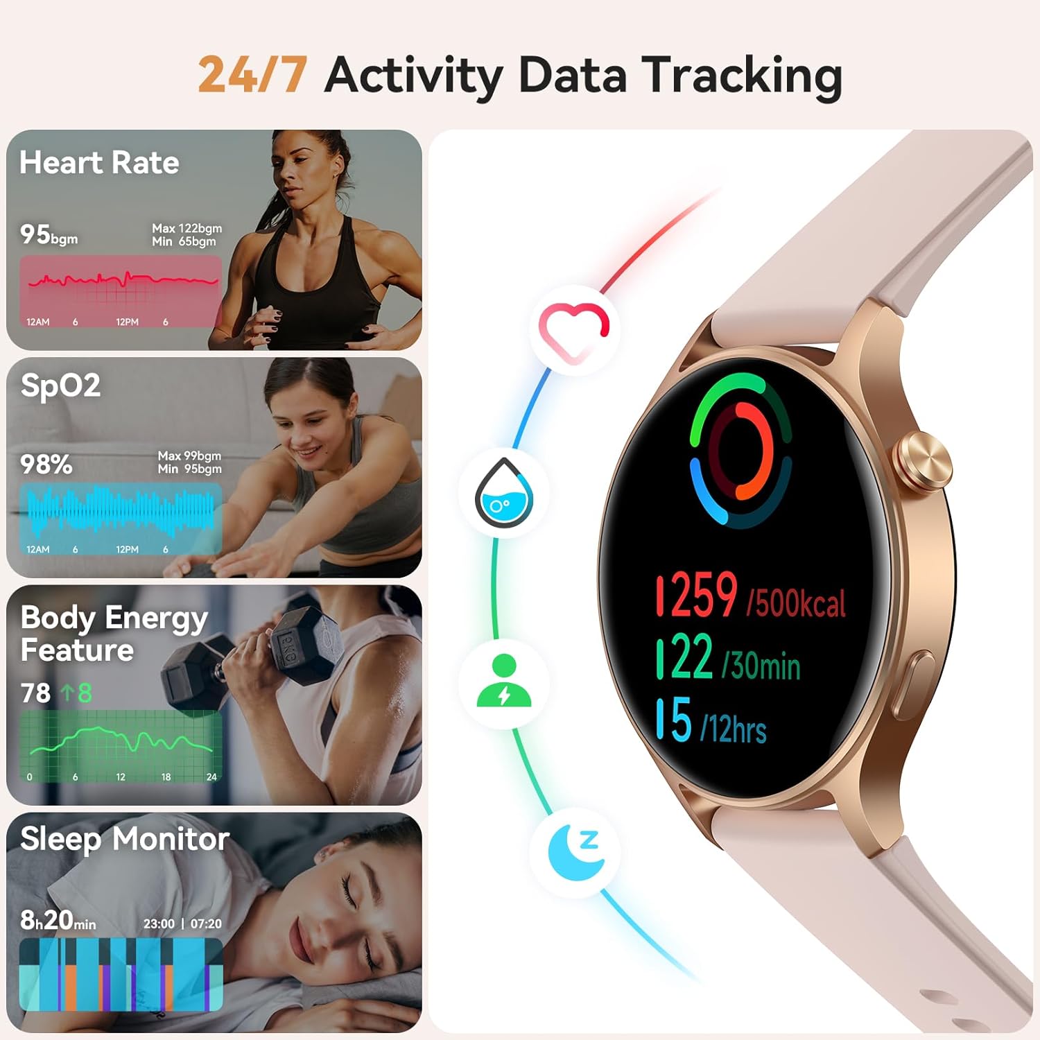 aeac Smart Watch for Women