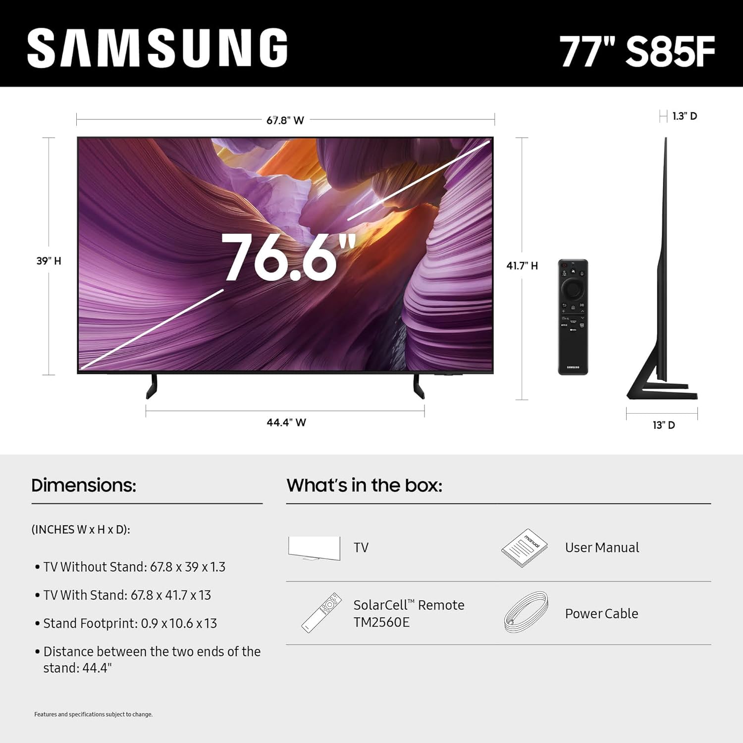 SAMSUNG 77-Inch Class OLED 4K
