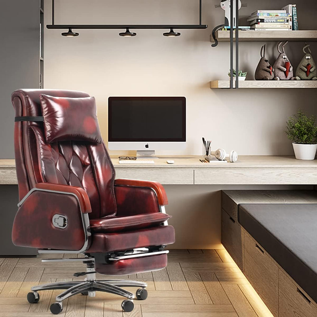 Genuine Leather Massage Chair
