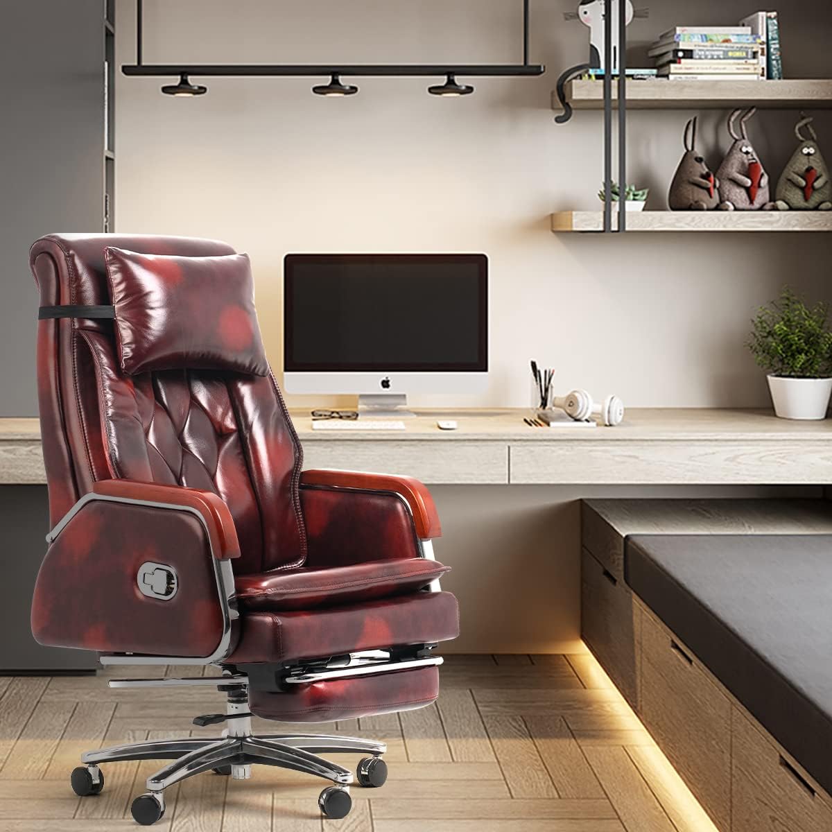 Genuine Leather Massage Chair