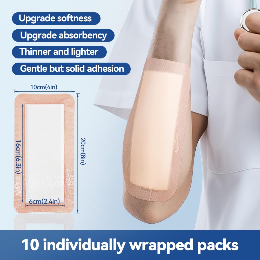 Silicone Ultra Absorbent Dressing Pads