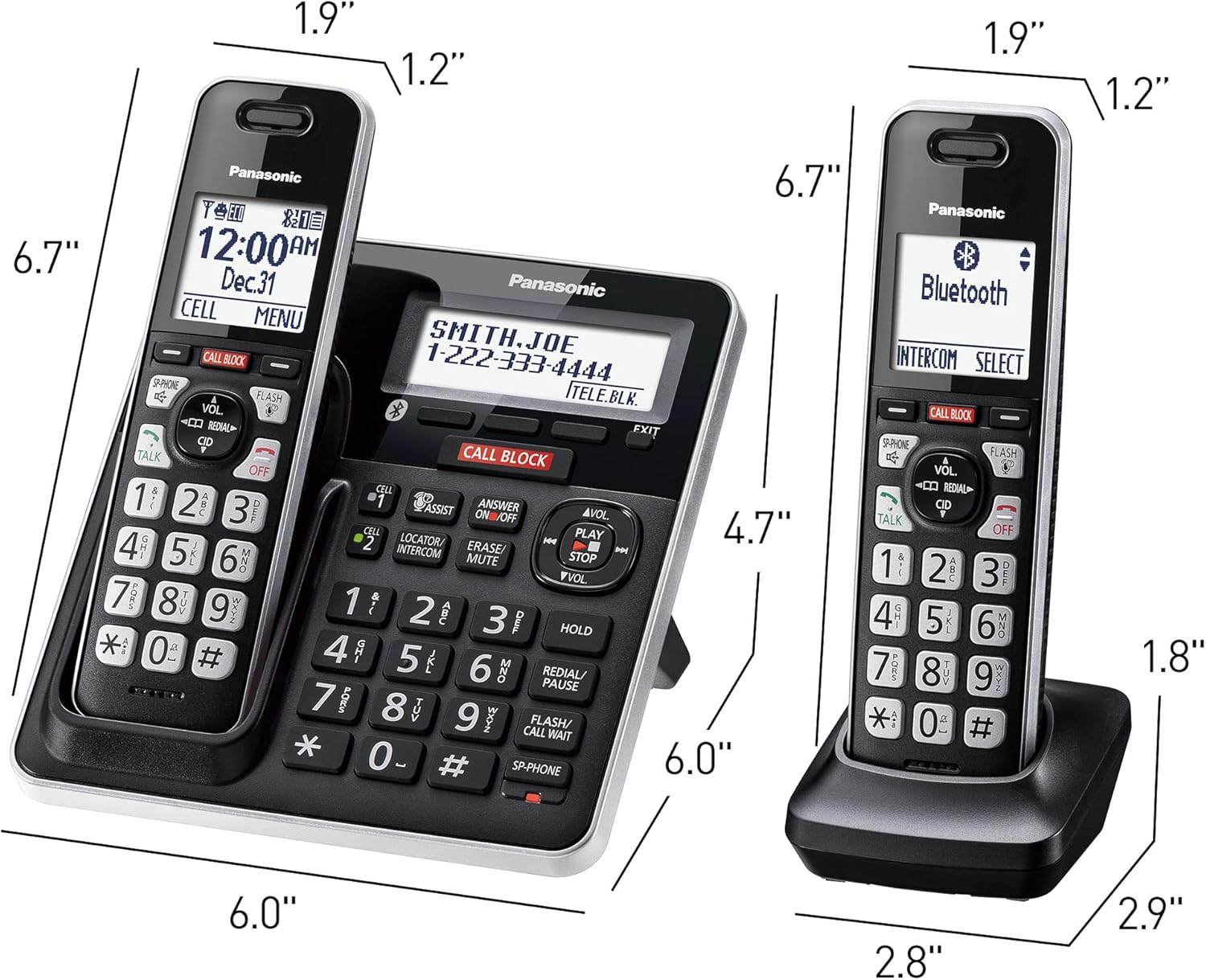 Panasonic Cordless Phone with Advanced Call Block