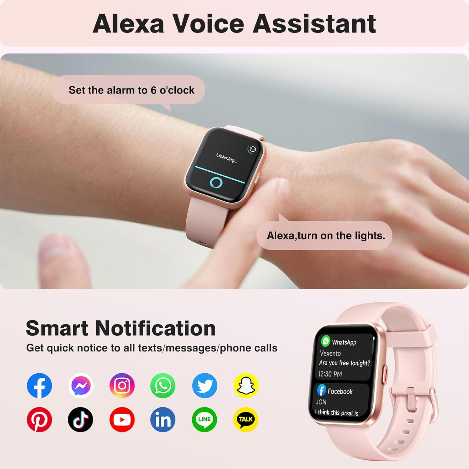 Smart Watches for Women Android iPhone