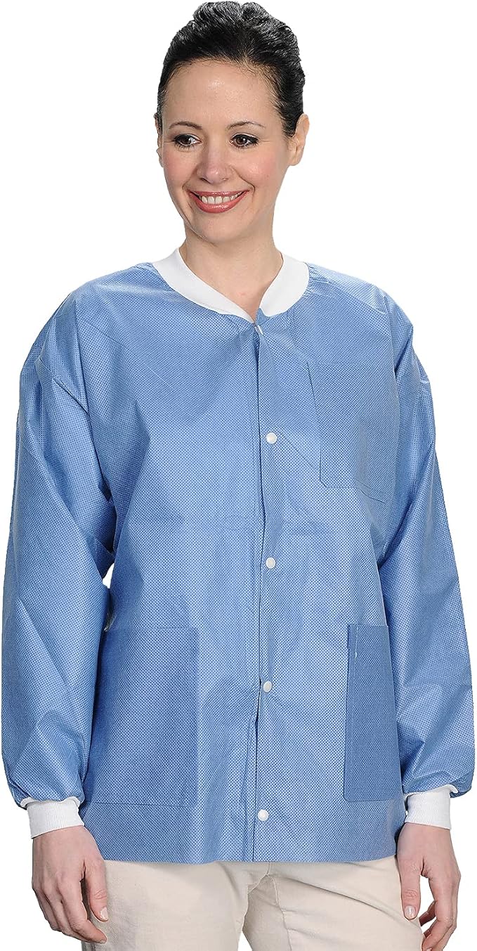 10 Pack Disposable Lab Jackets