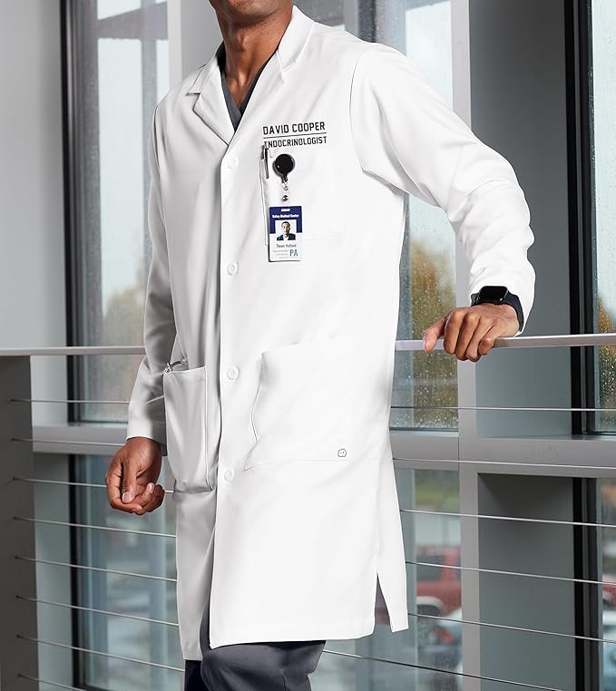 Personalized Embroidered Lab Coat