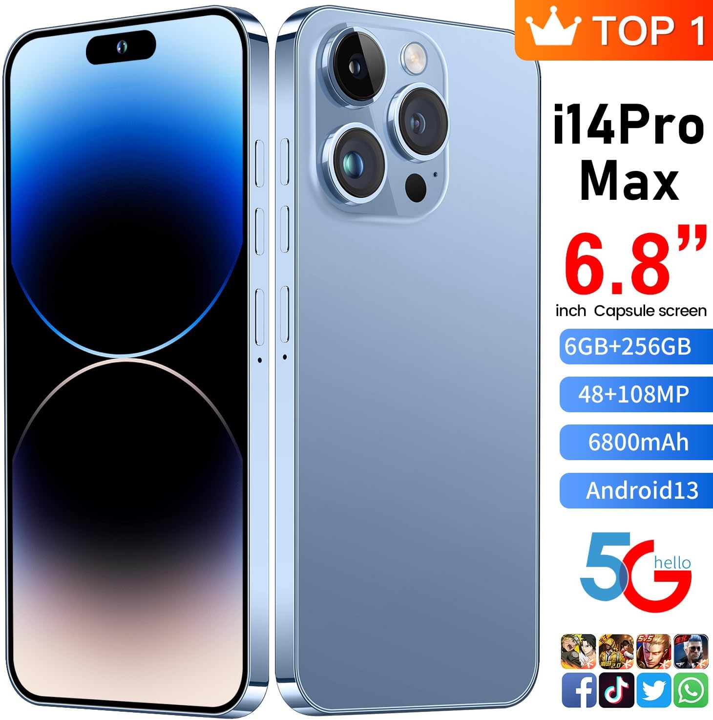 MMY I14 Pro MAX Unlocked Cell Phone
