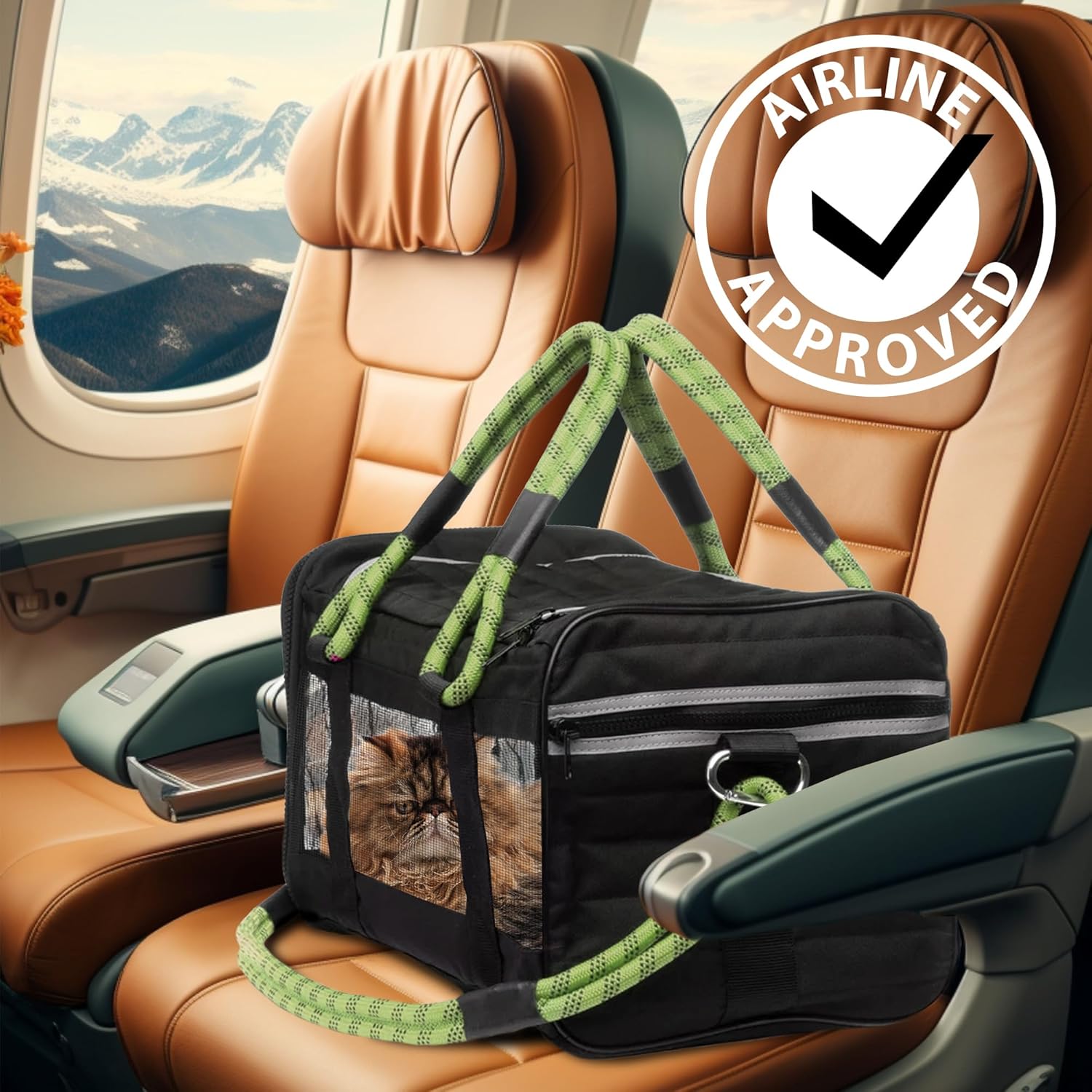 TSA Airline Approved |Soft Sided Pet Carrier