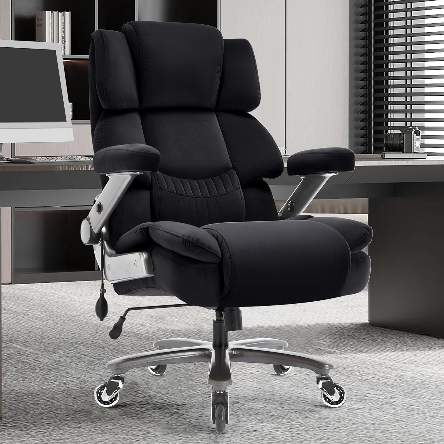 Executive Computer Chair with Adjustable Lumbar