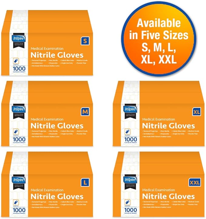 Inspire Nitrile Exam Gloves