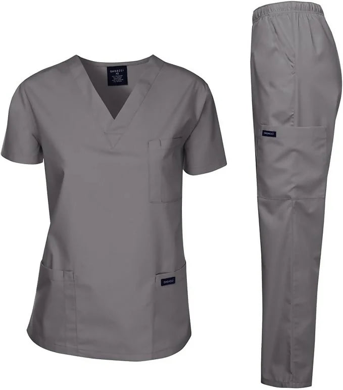 Scrubs Medical Uniform Women and Man Scrubs Set Medical Scrubs Top and Pants