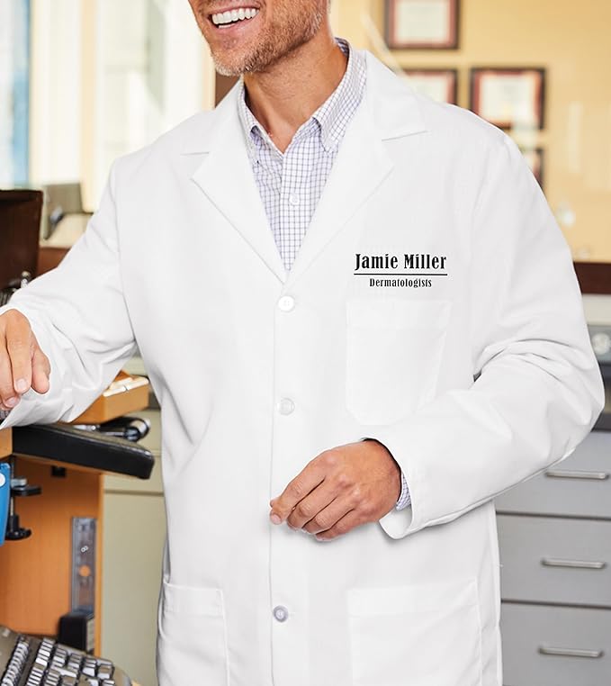 Personalized Embroidered Lab Coat