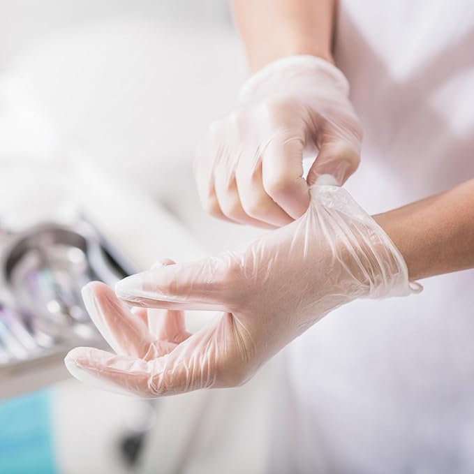 Schneider Clear Vinyl Exam Gloves