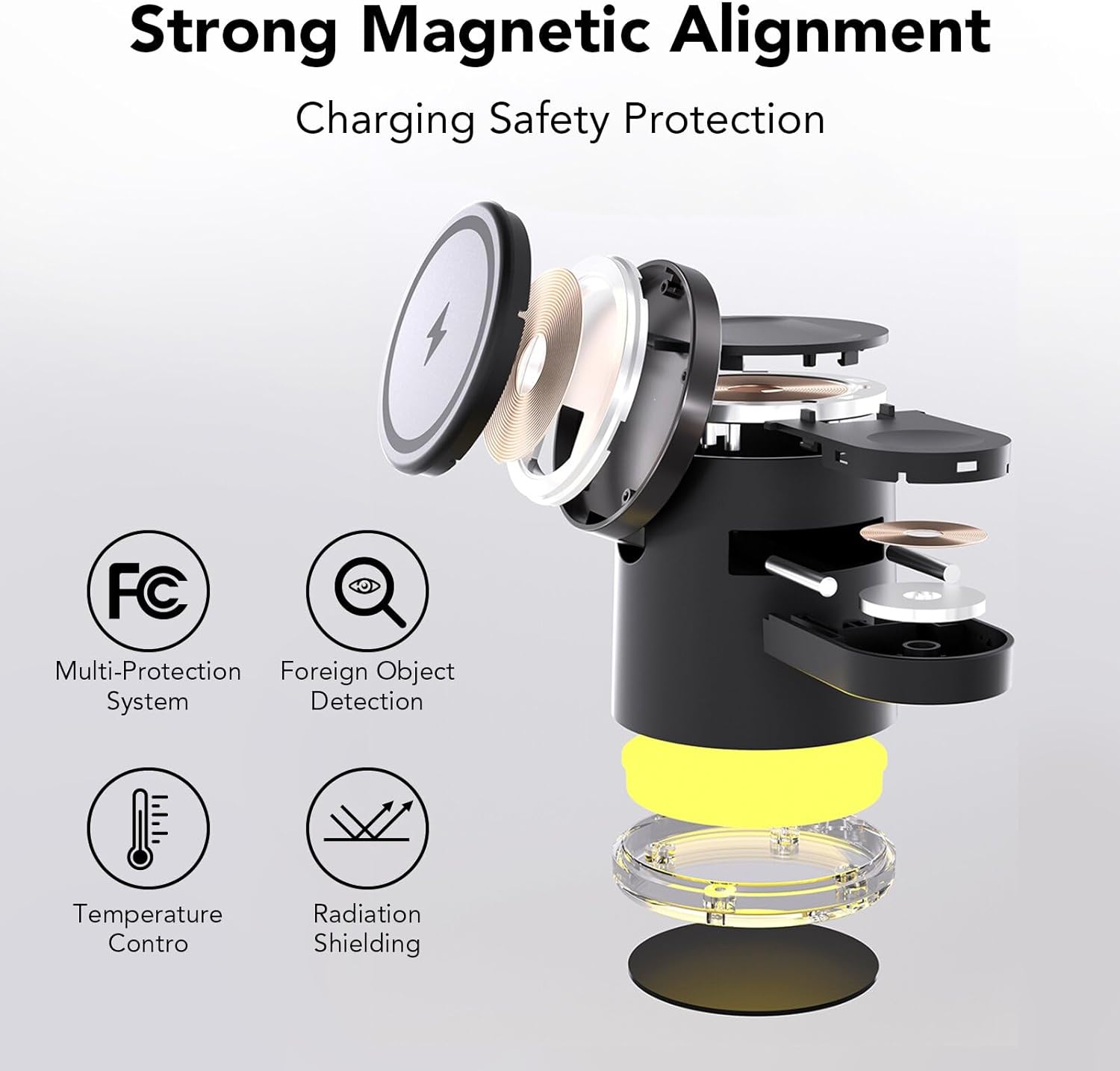 HATALKIN 4 in 1 Wireless Charging Station
