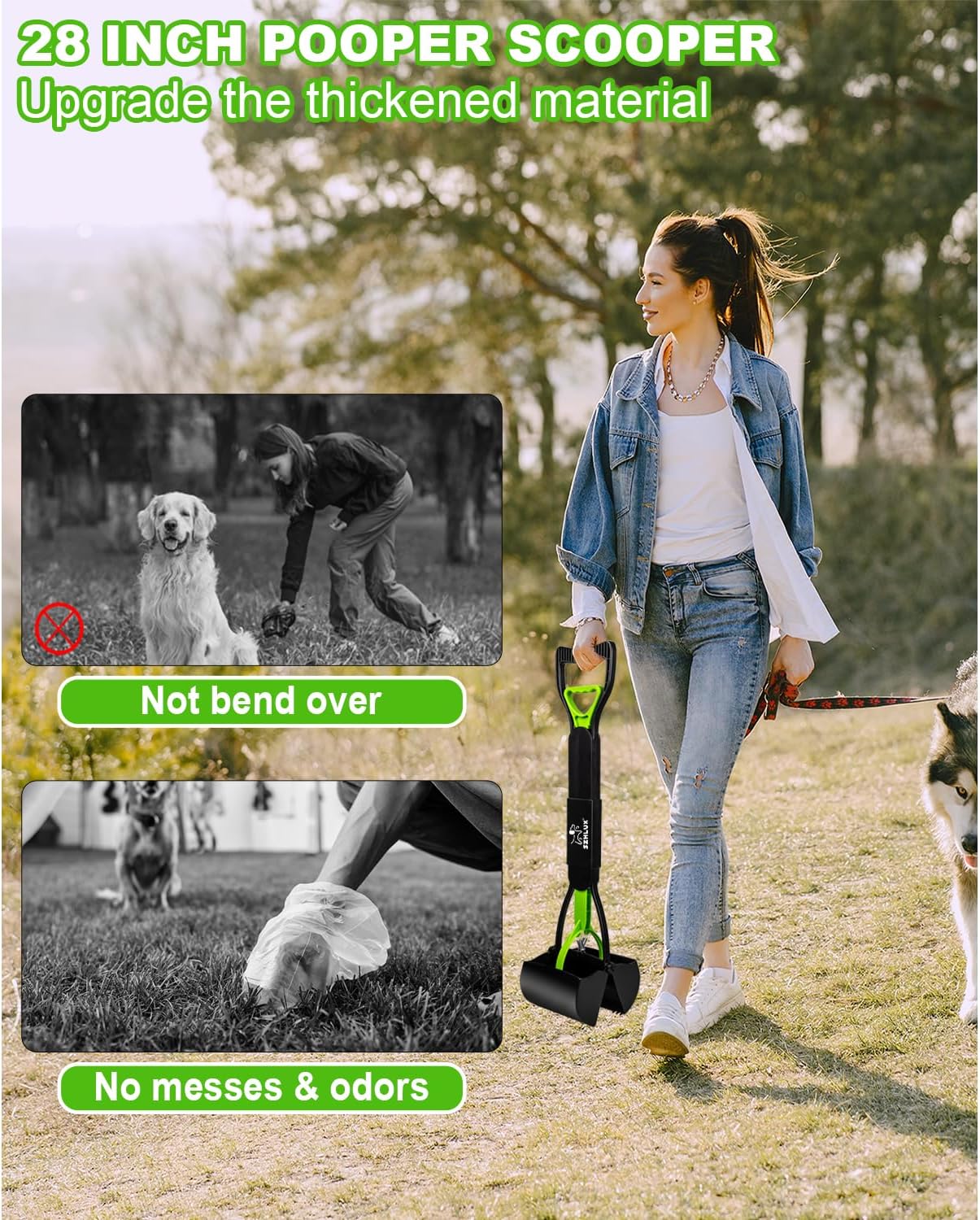 SZHLUX 28" Pooper Scooper