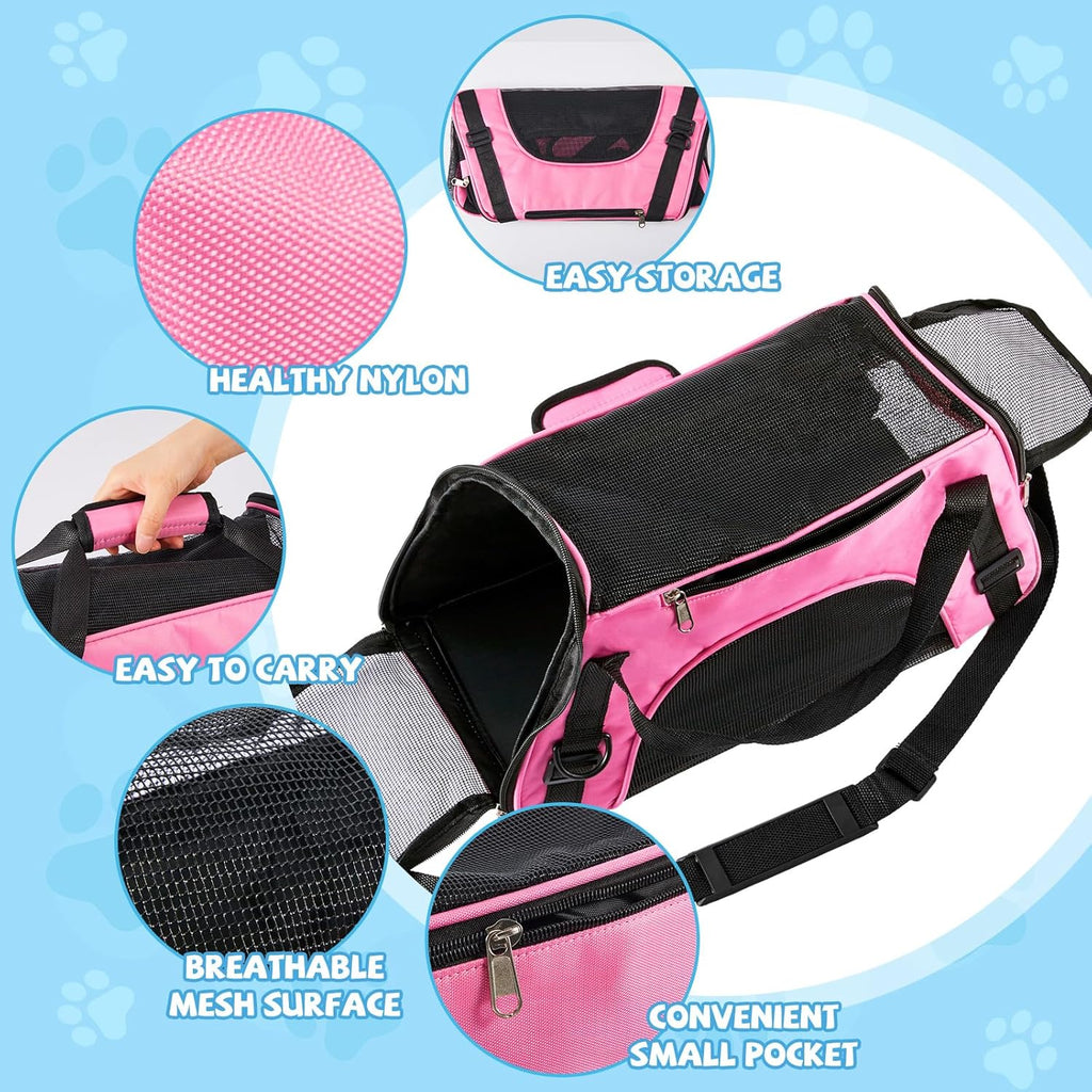 4 Pcs Cat Carrier Soft Pet Carrying Bag for Cat Under 13lbs