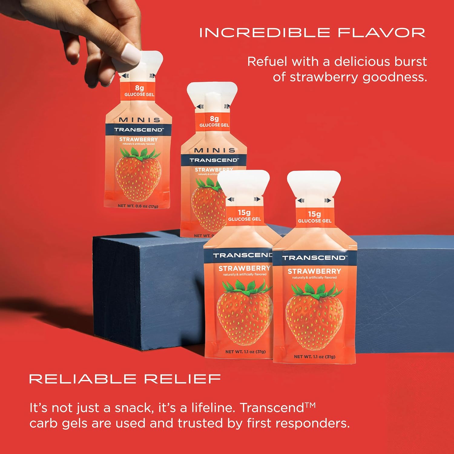 Transcend Foods Strawberry Ge