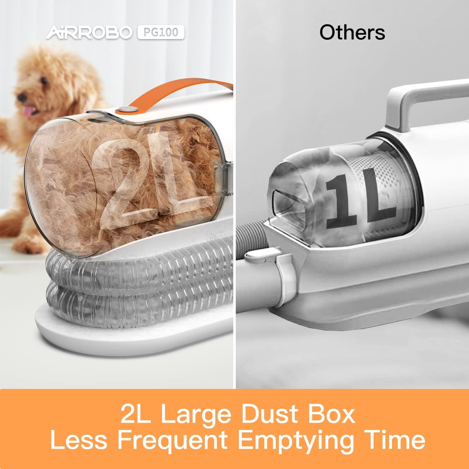 AIRROBO Dog Grooming Vacuum