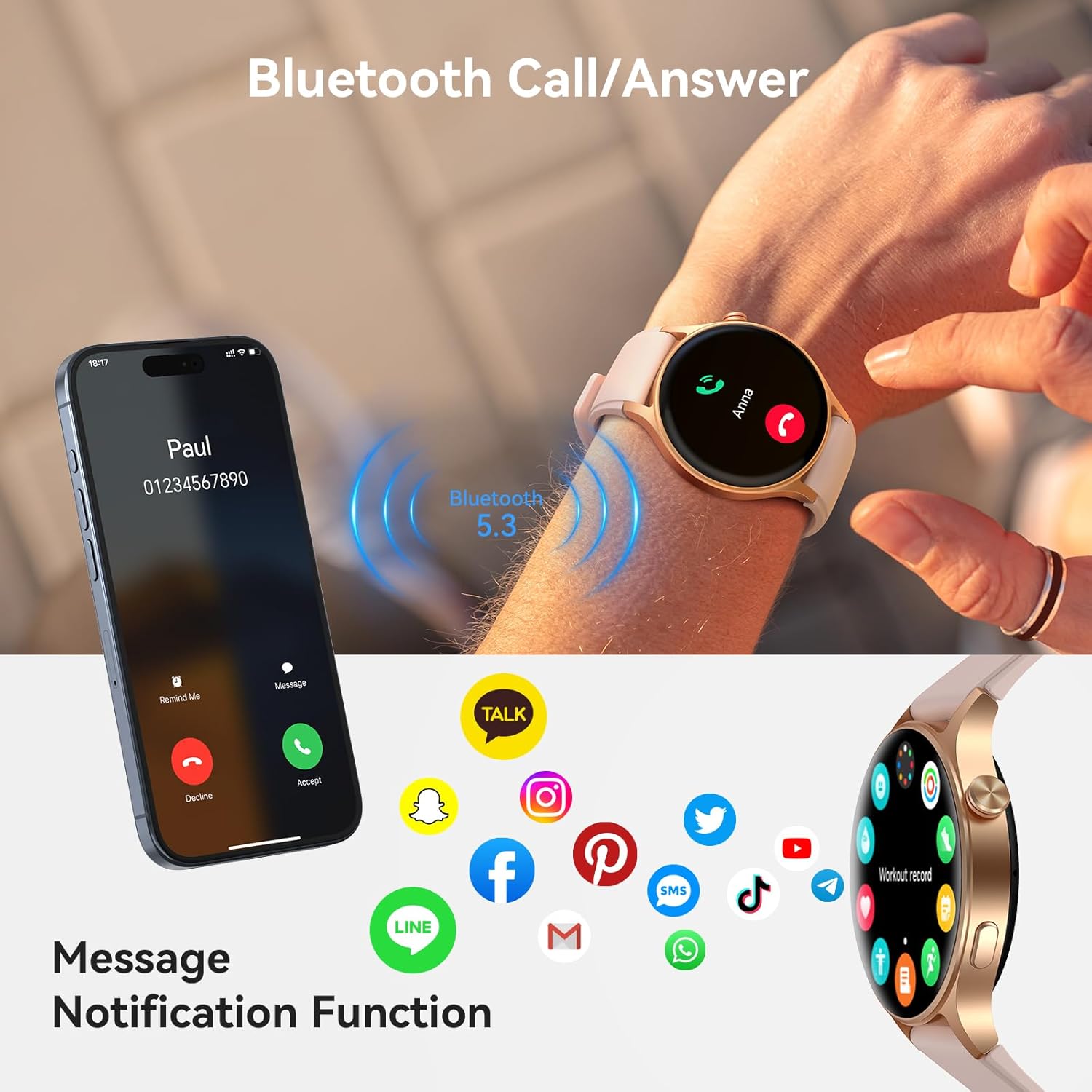 aeac Smart Watch for Women