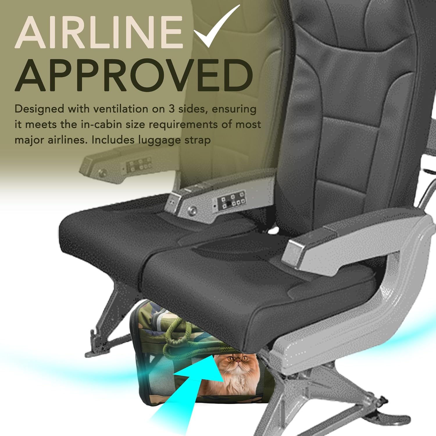 TSA Airline Approved |Soft Sided Pet Carrier