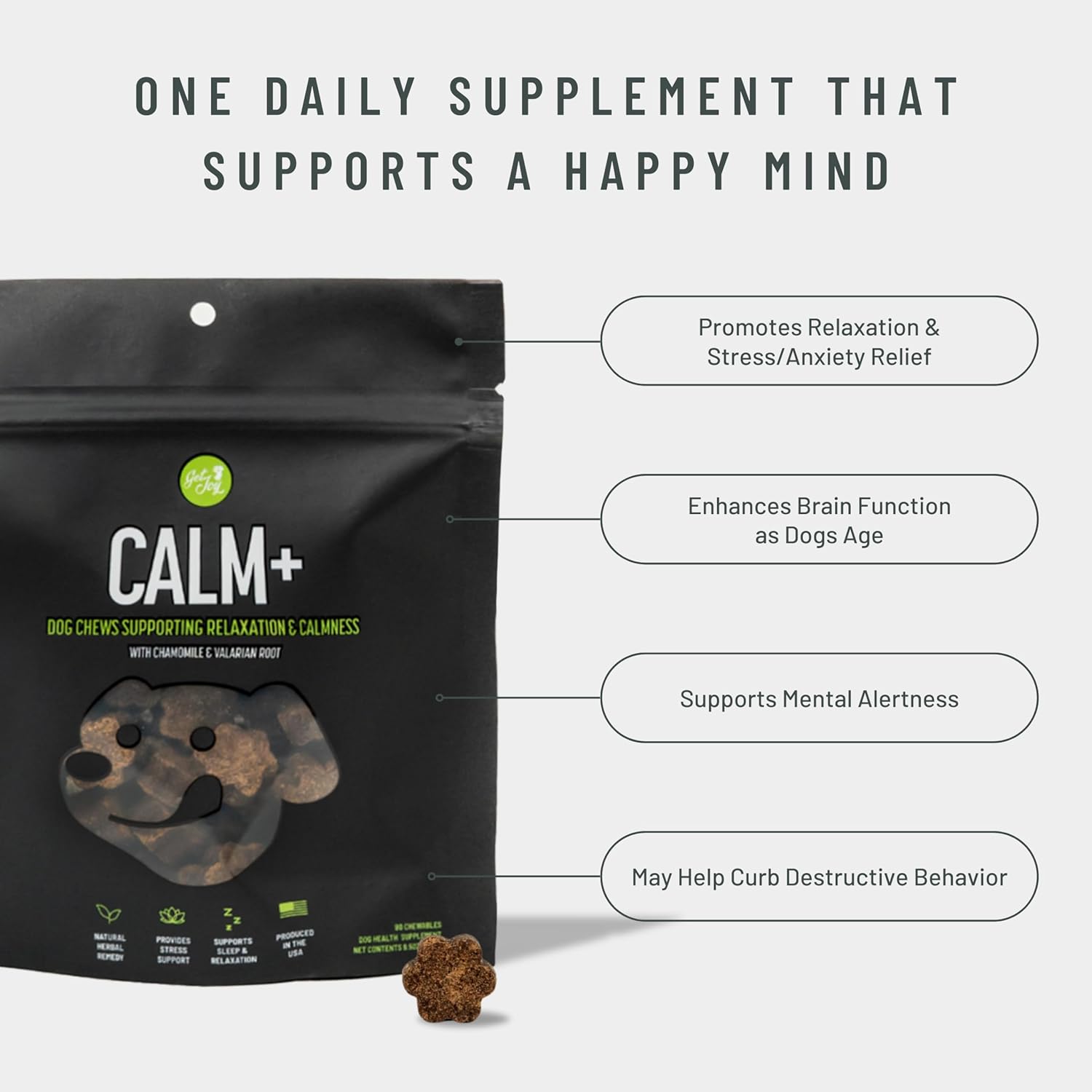  Stress Support Dog Supplement Chews