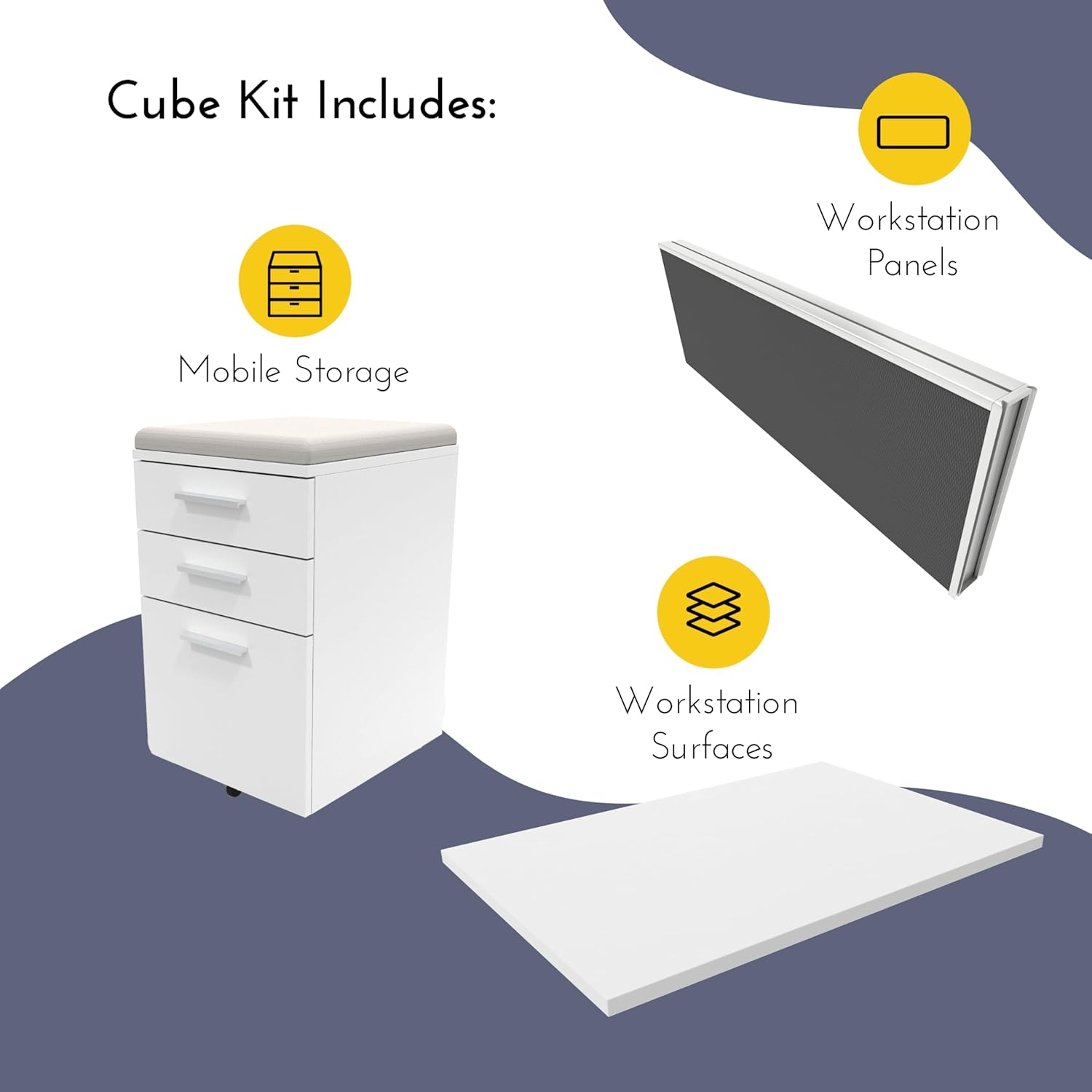 Office Cubicle Furniture Kit