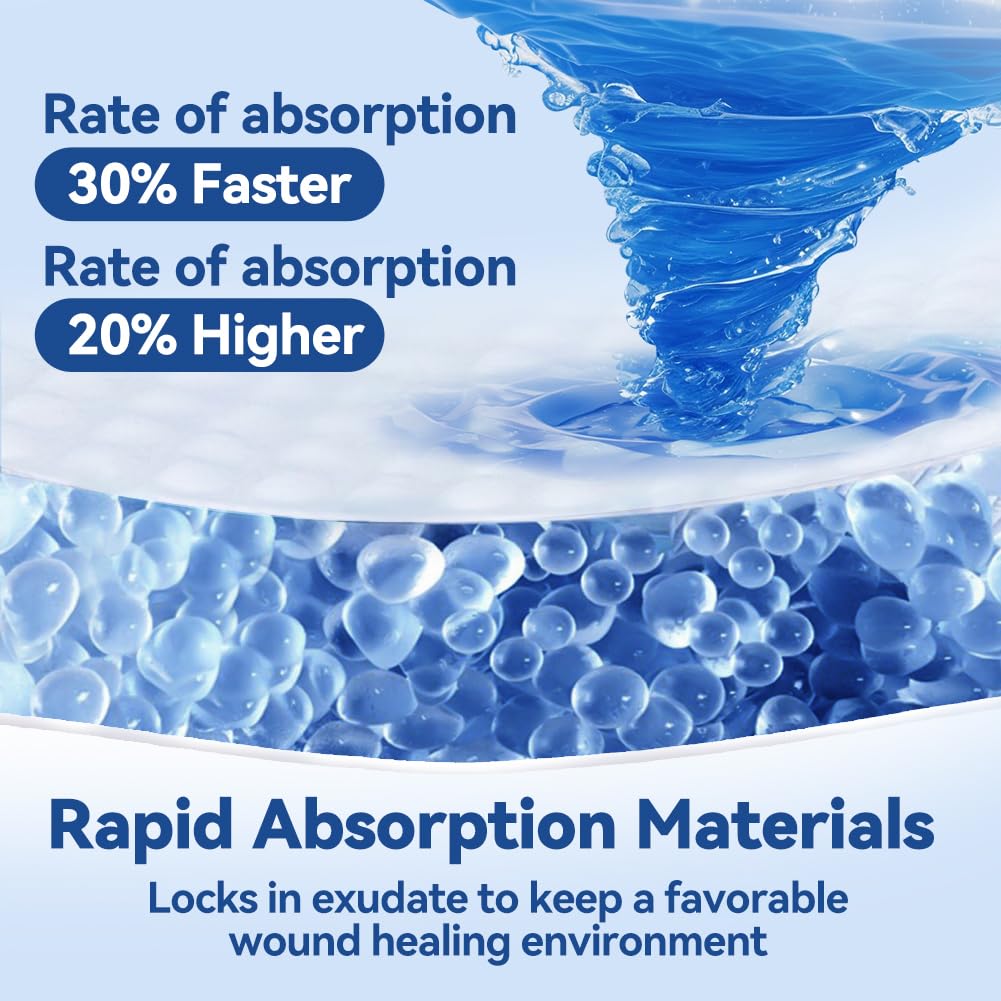 Silicone Ultra Absorbent Dressing Pads