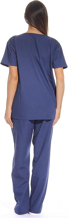 Women's Six Pocket Scrubs Set