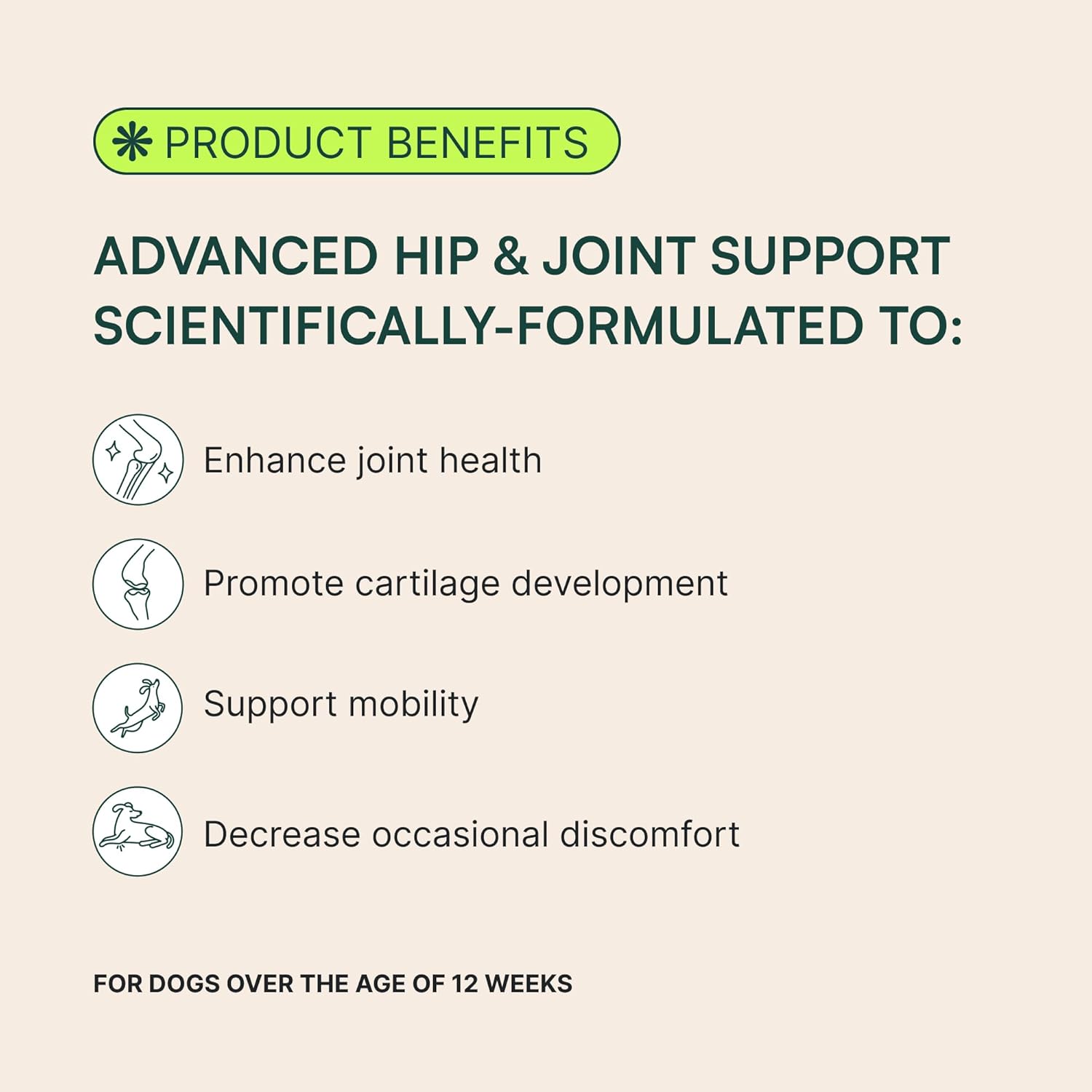 Wuffes Advanced Dog Hip and Joint Supplement