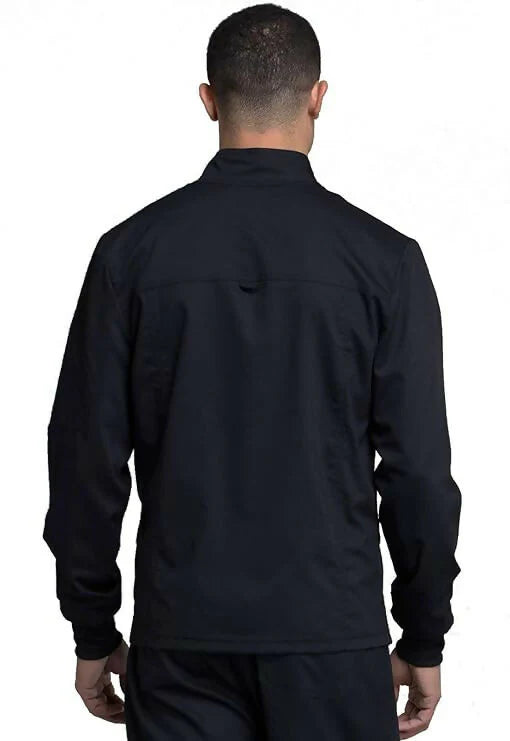Men Warm up Scrub Jacket with Zip Front 