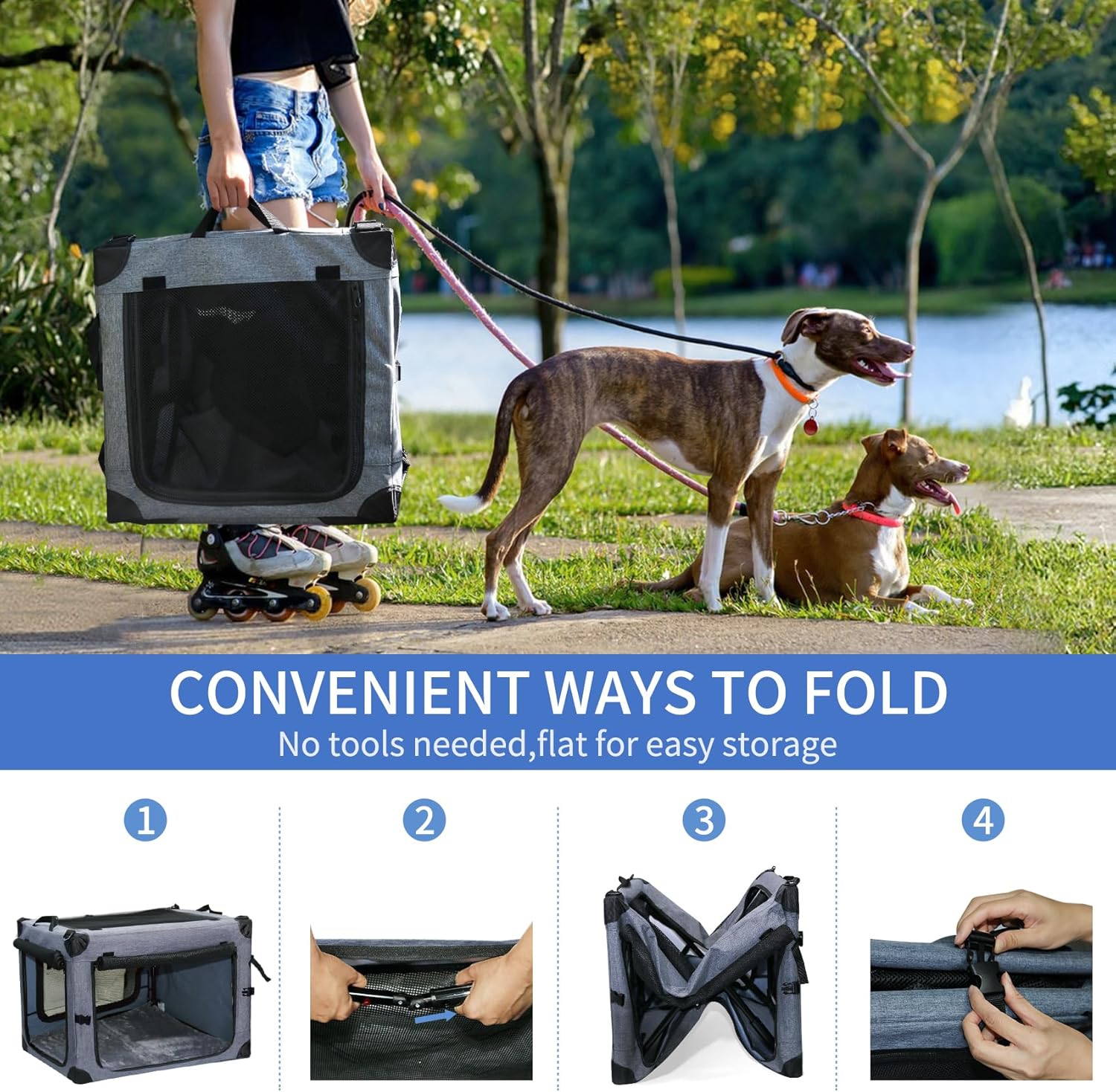 Soft Collapsible Dog Crate