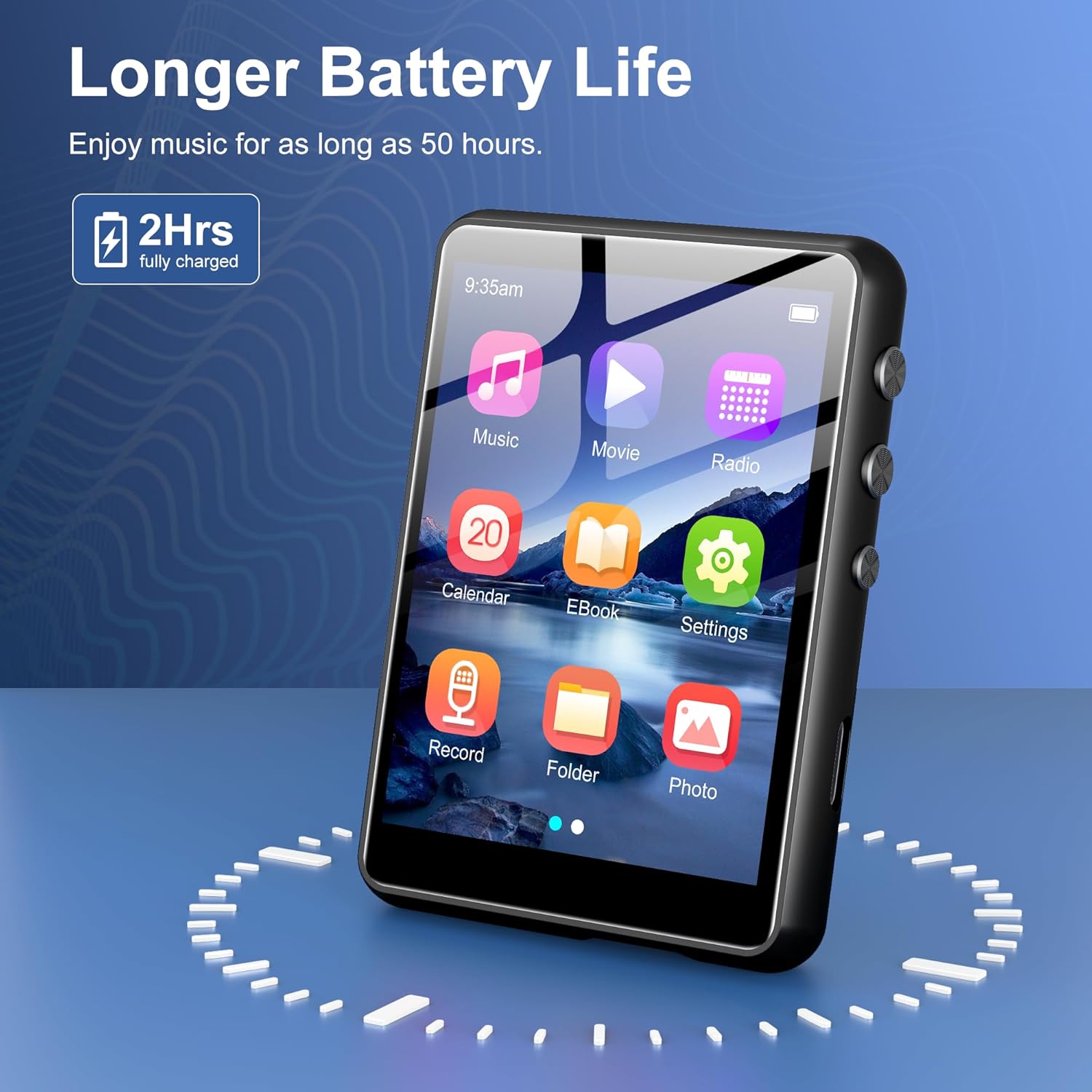 128GB MP3 Player with Bluetooth