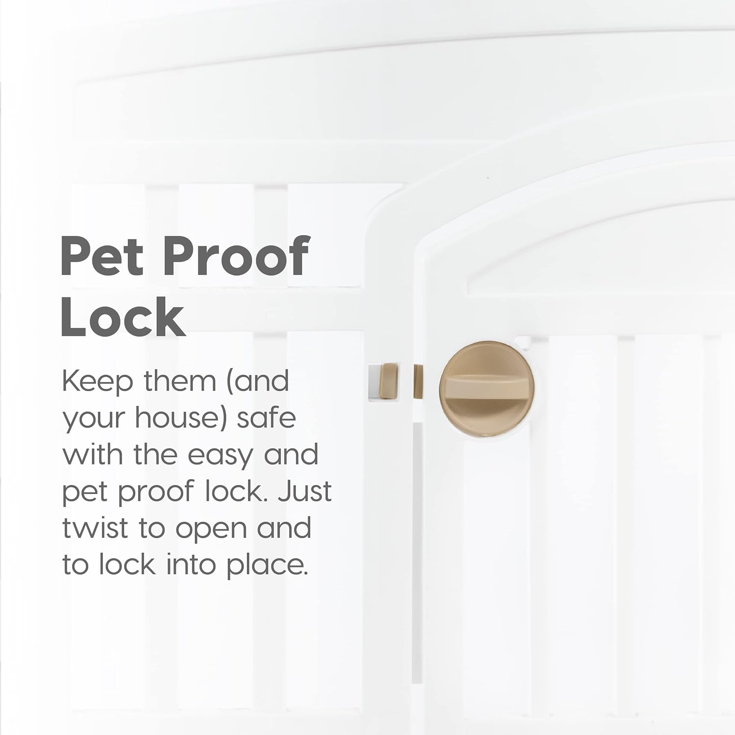 24" 4-Panel Dog Playpen with Door